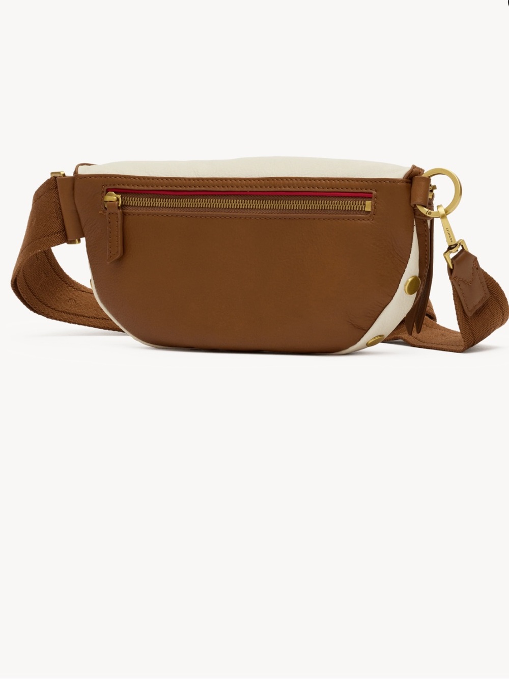 HAMMITT Charles Crossbody Medium in Courtyard Cream/Antique Gold NWOT w/box - Picture 3 of 9